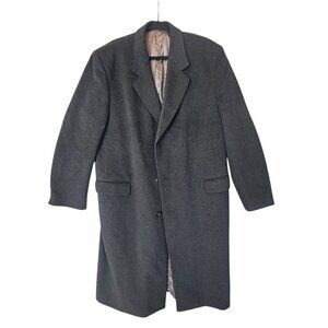 Men's Elegant Charcoal Trench Coat
